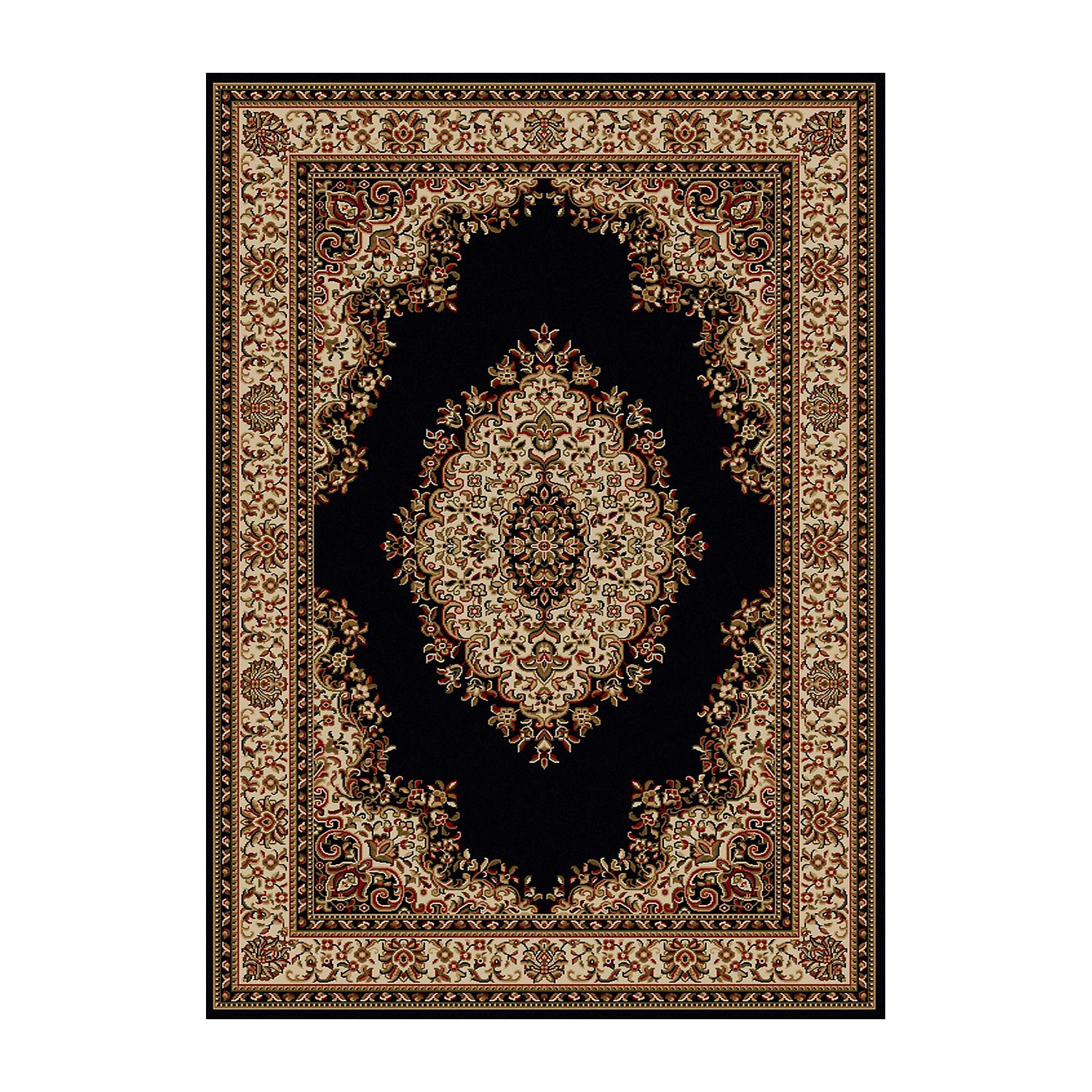 Radici Como Medallion Traditional Oriental Indoor Rectangular Area Rug