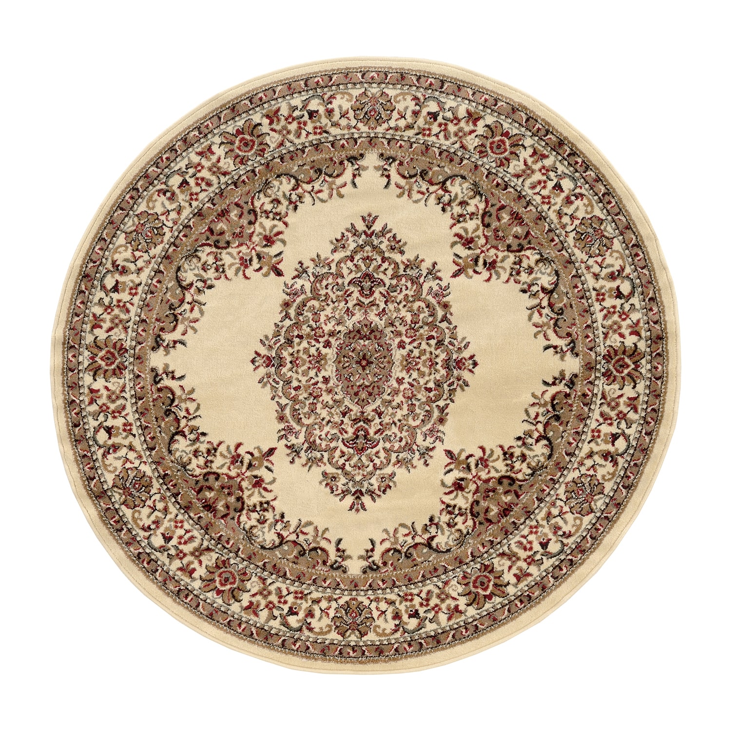 Radici Como Medallion Traditional Oriental Indoor Round Area Rug