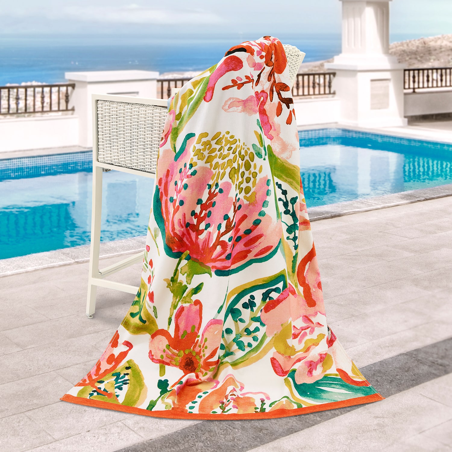 Nicole Miller Aria Beach Towel