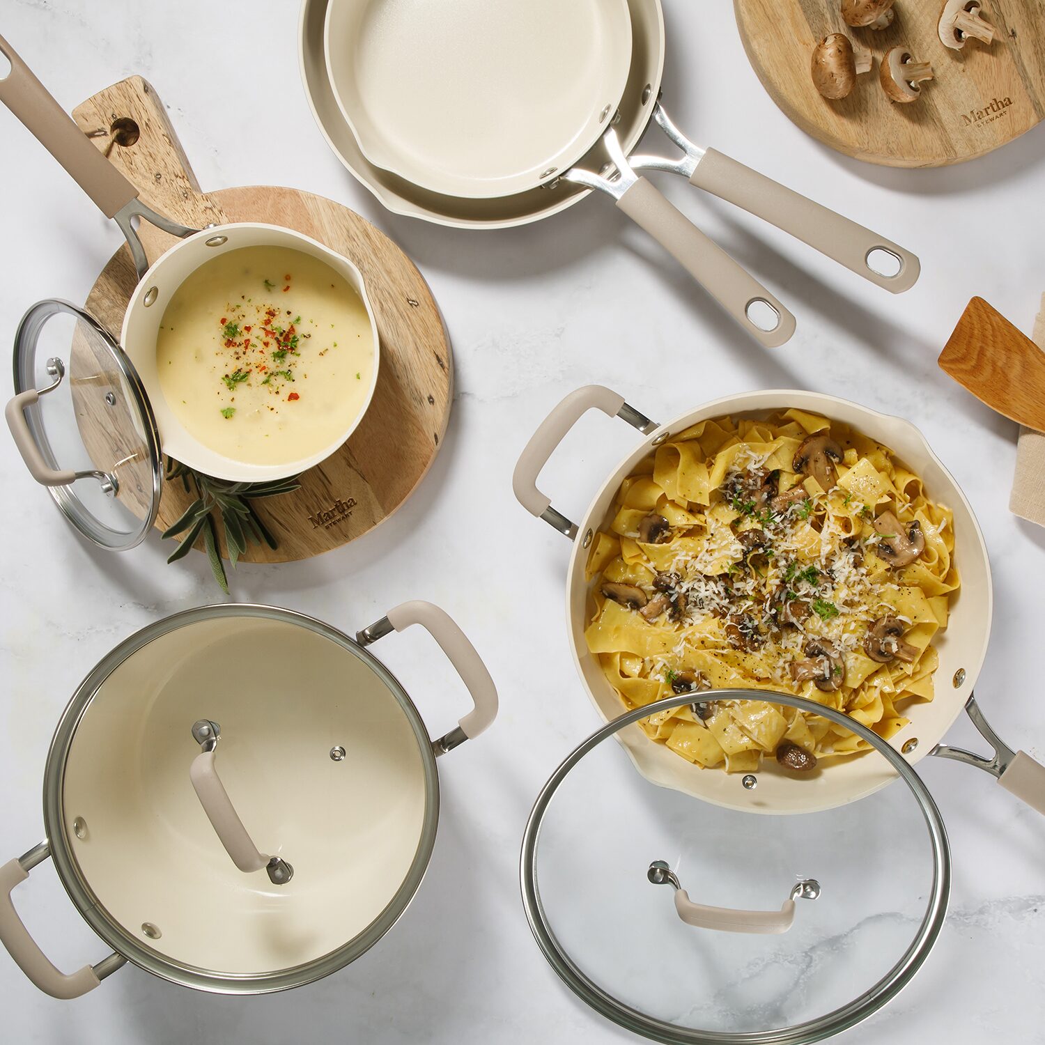Martha Stewart Cosette 8-pc. Cookware Set