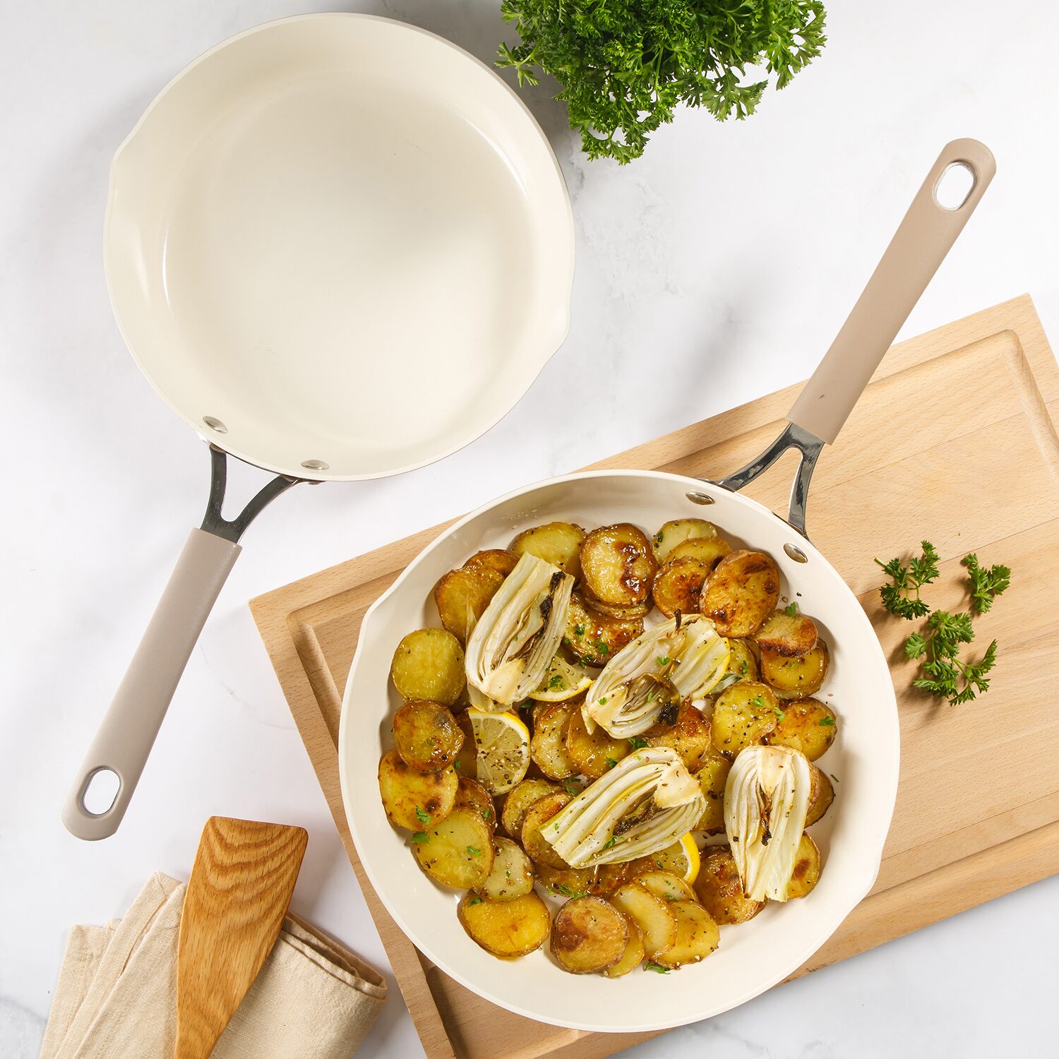 Martha Stewart Cosette 2-pc. Non-Stick Frying Pan Set