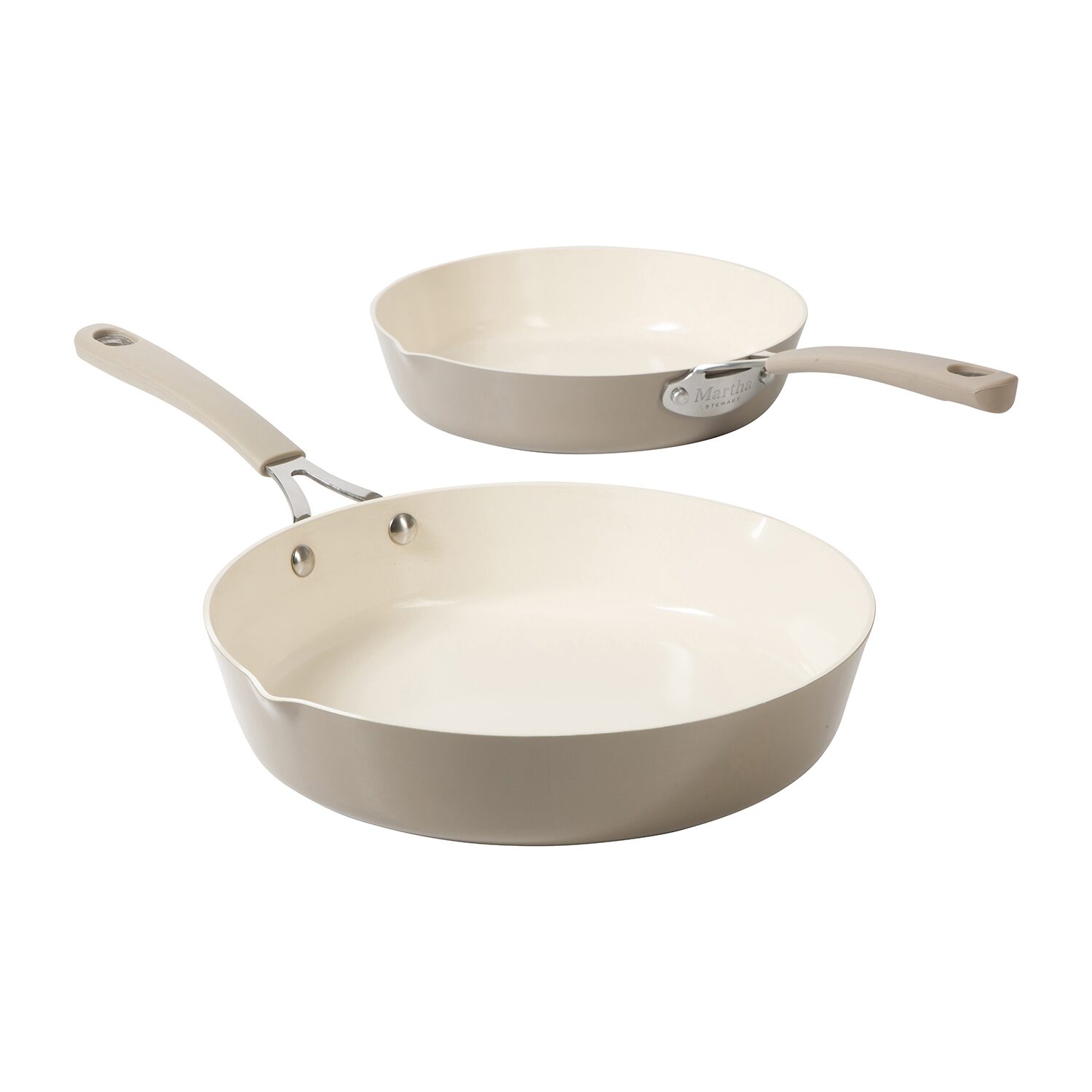 Martha Stewart Cosette 2-pc. Non-Stick Frying Pan Set