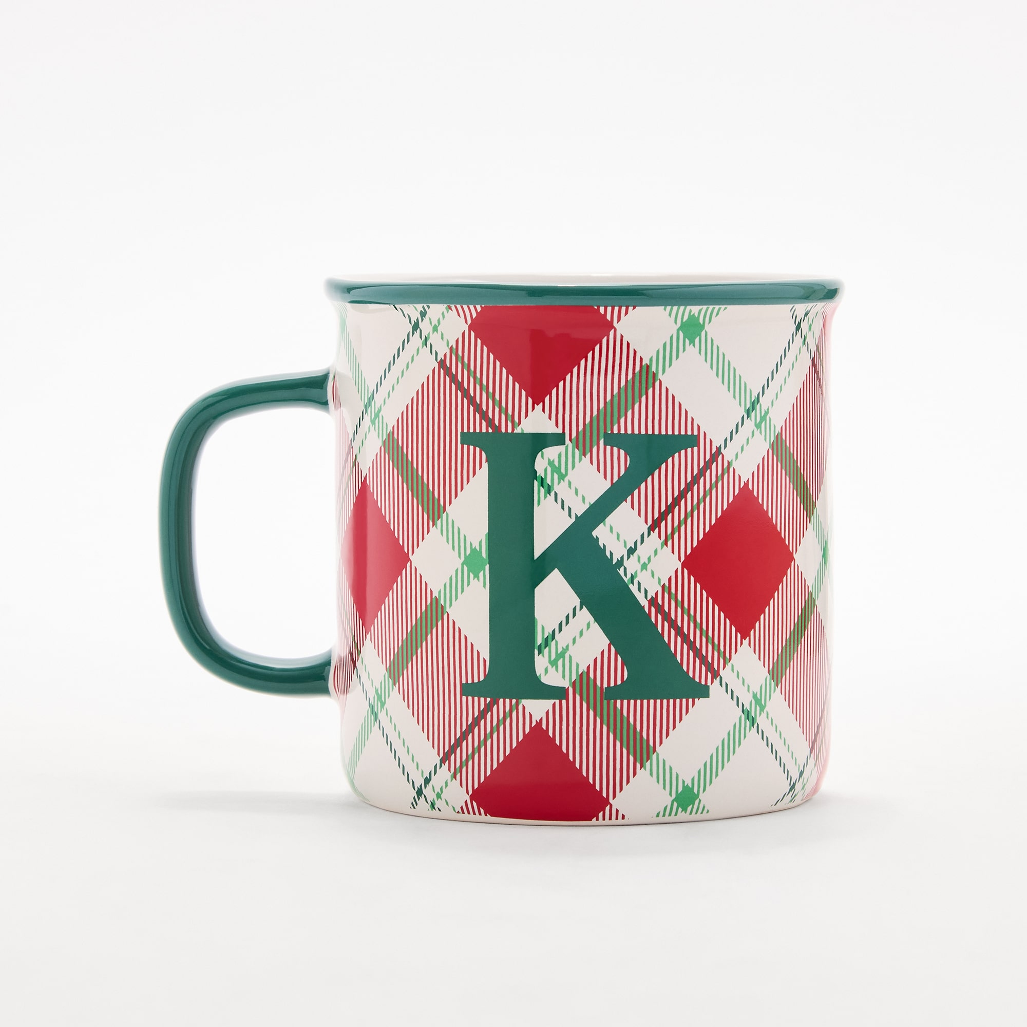 North Pole Trading Co. Ski Lodge Monogram Holiday Coffee Mug