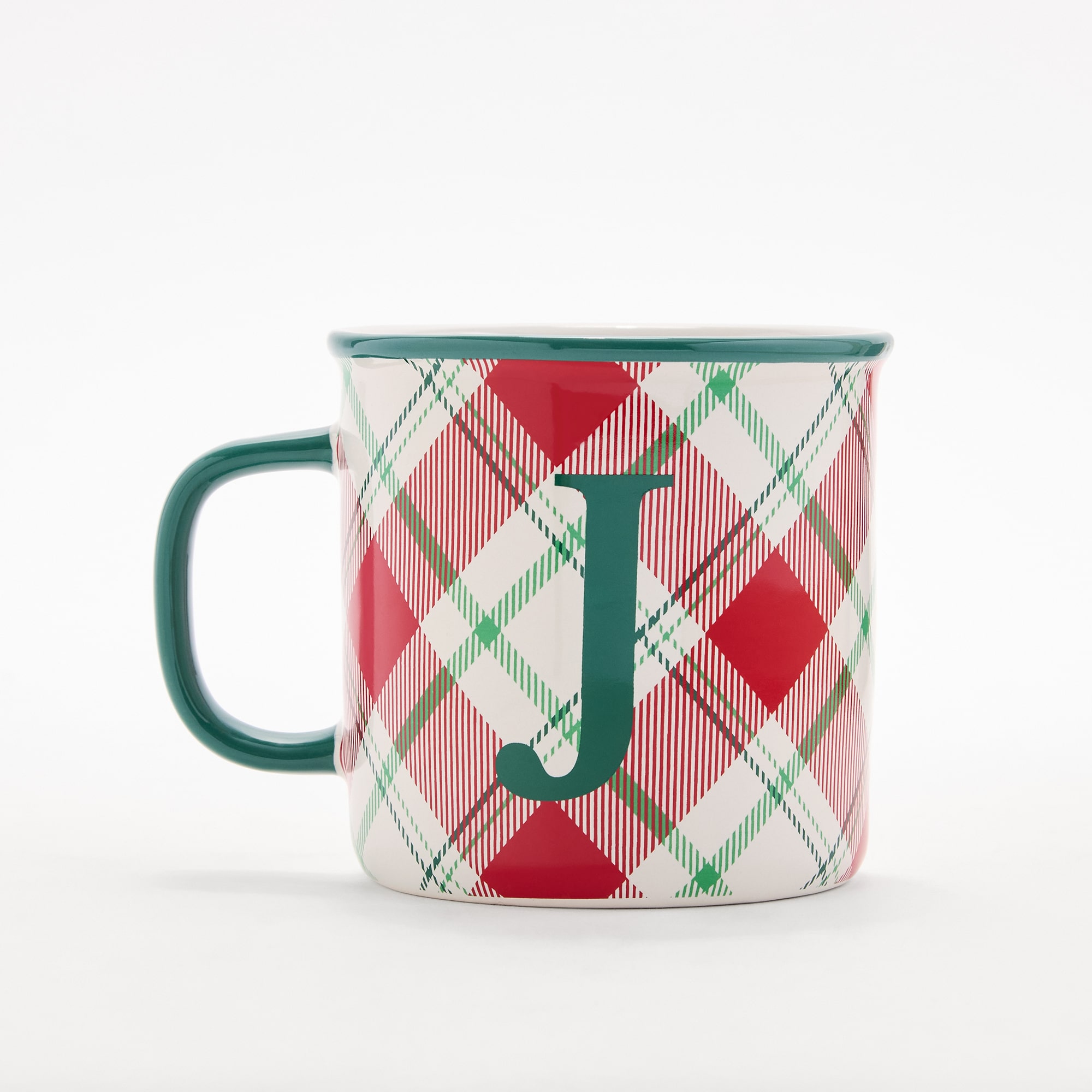 North Pole Trading Co. Ski Lodge Monogram Holiday Coffee Mug