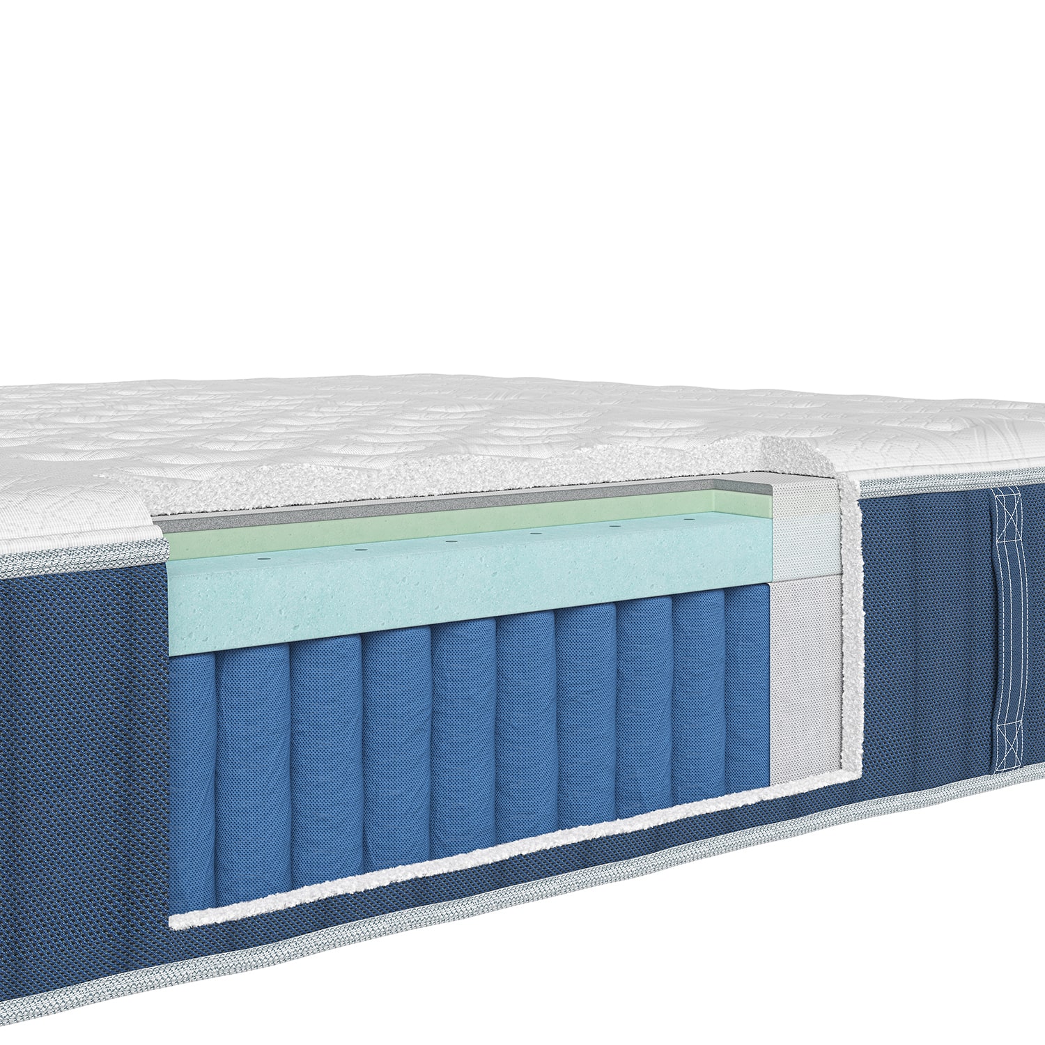 Glacier Original Hybrid 12" Medium Firm Tight Top - Mattress a Box