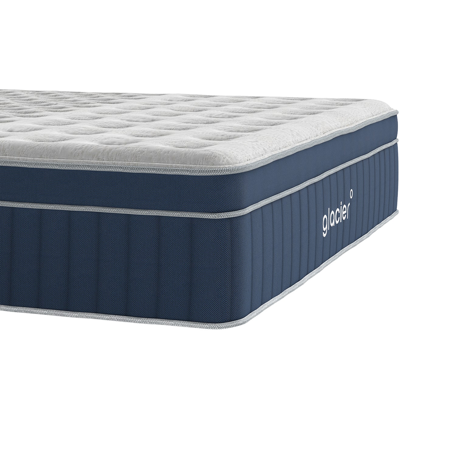Glacier Apex Hybrid 14" Medium Plush Euro Top - Mattress a Box