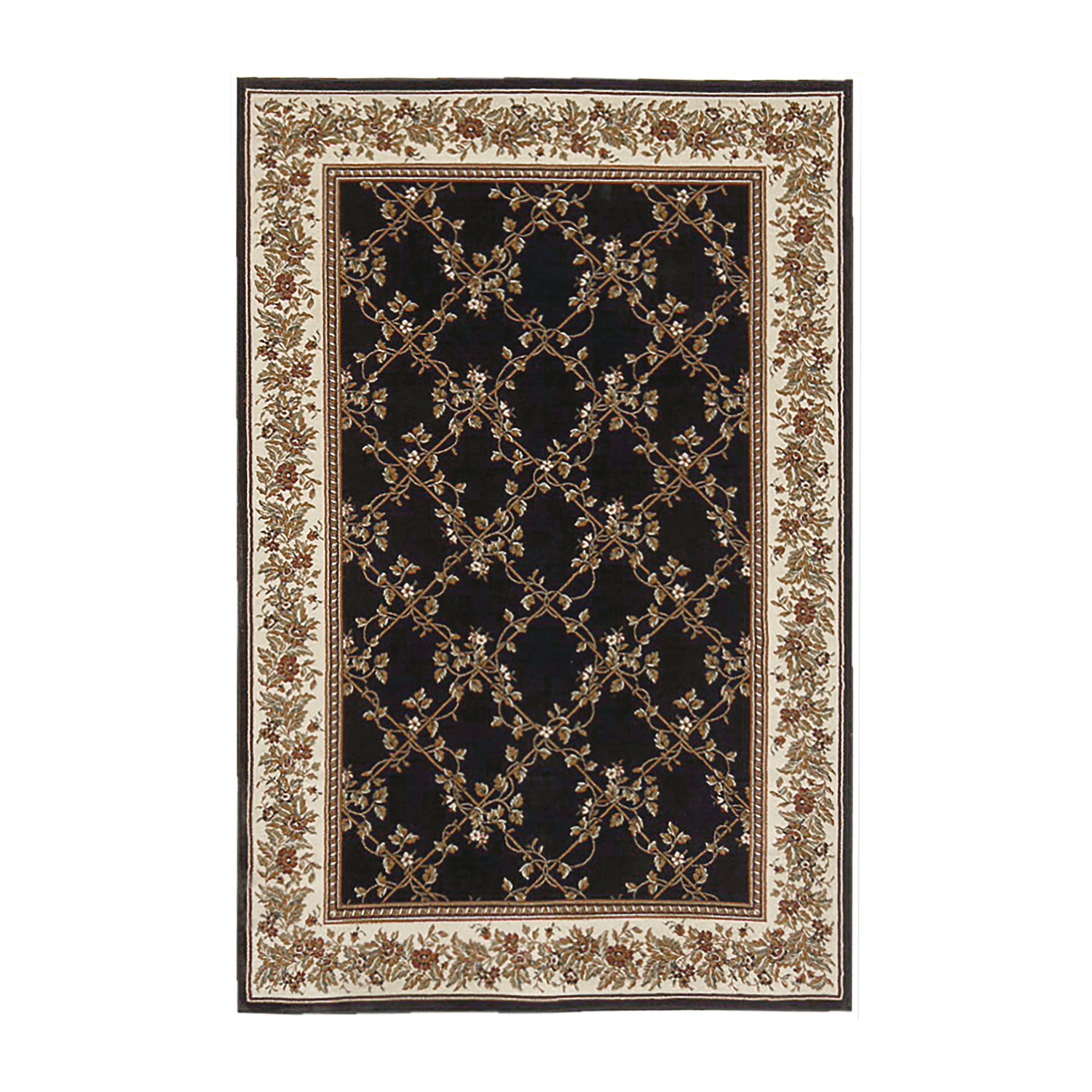 Radici Noble Scroll Rectangular Accent Rug