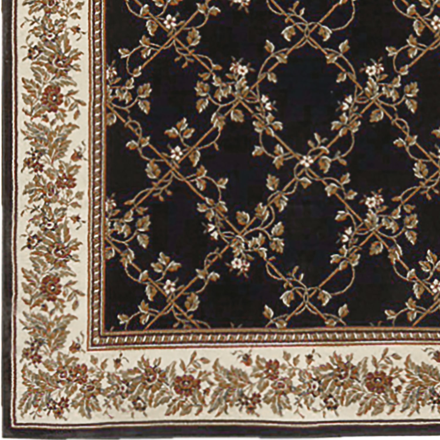 Radici Noble Scroll Rectangular Accent Rug