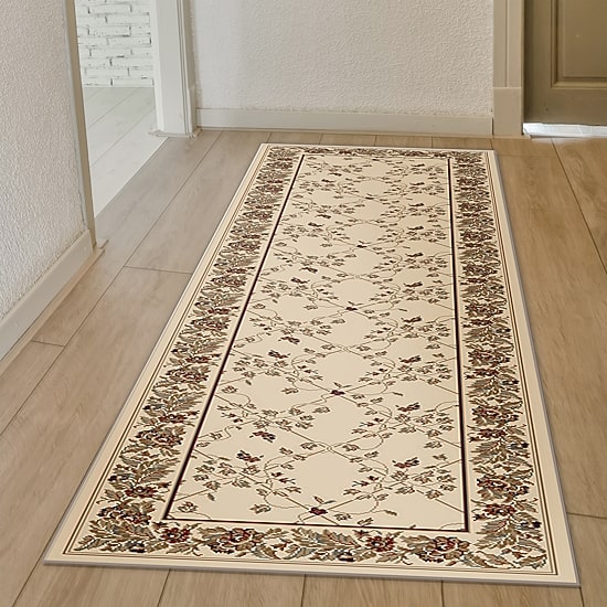 Radici Noble Scroll 26"X96" Traditional Oriental Runner