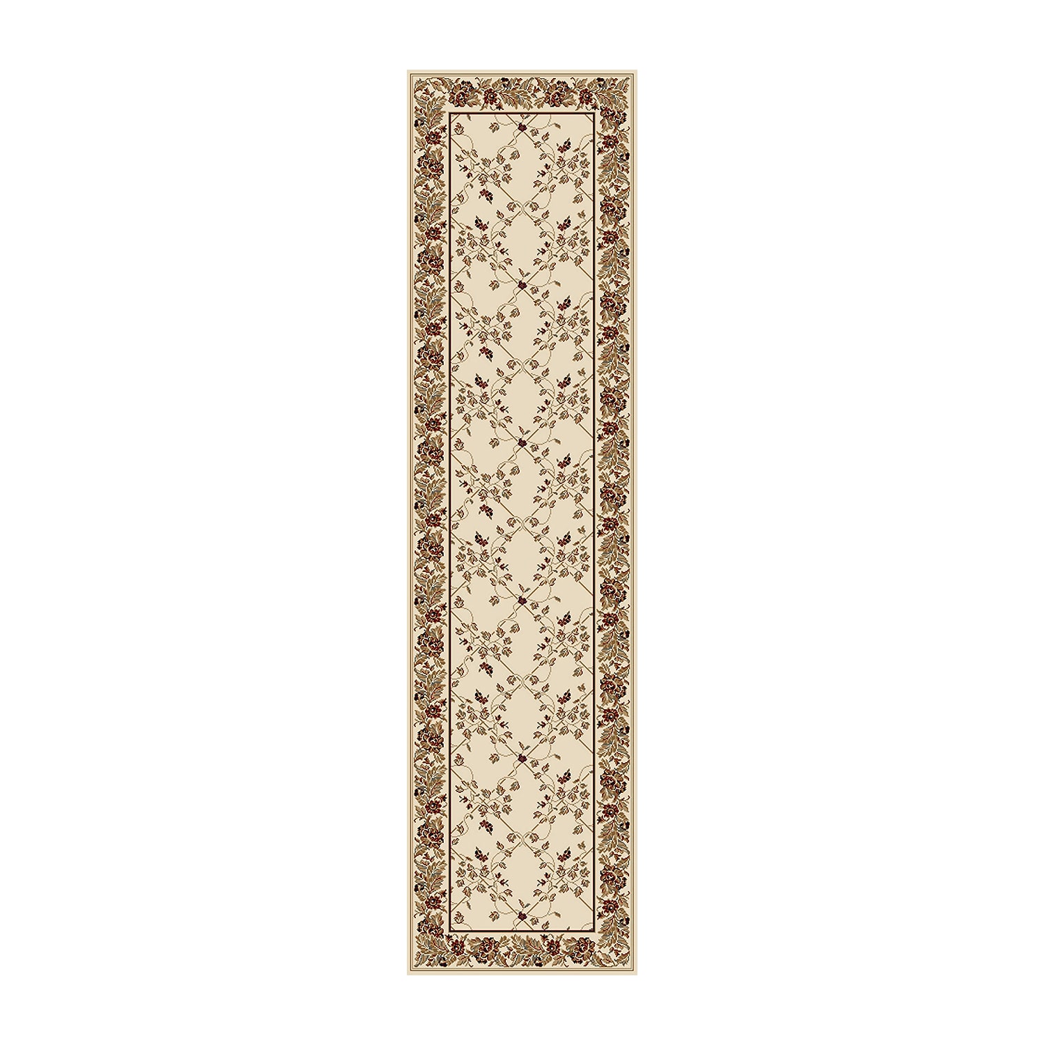 Radici Noble Scroll 26"X96" Traditional Oriental Runner