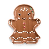 North Pole Trading Co. Gingerbread Stoneware Spoon Rest