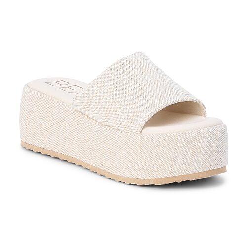Coconuts By Matisse Womens Pismo Heeled Sandals In Silver