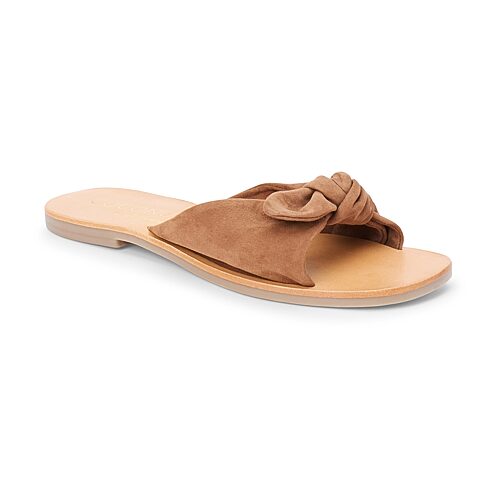 Coconuts By Matisse Womens Mackenzie Flat Sandals In Beige
