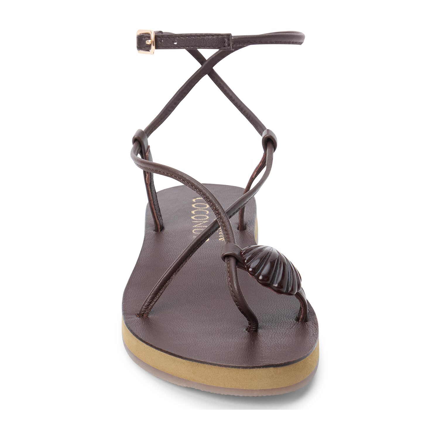 COCONUTS BY Matisse Womens Cassian Criss Cross Strap Flat Sandals