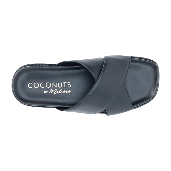 COCONUTS BY Matisse Womens Hannah Criss Cross Strap Flat Sandals