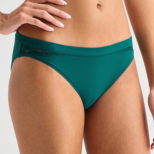 Ambrielle Super Soft Bikini Panty In Green