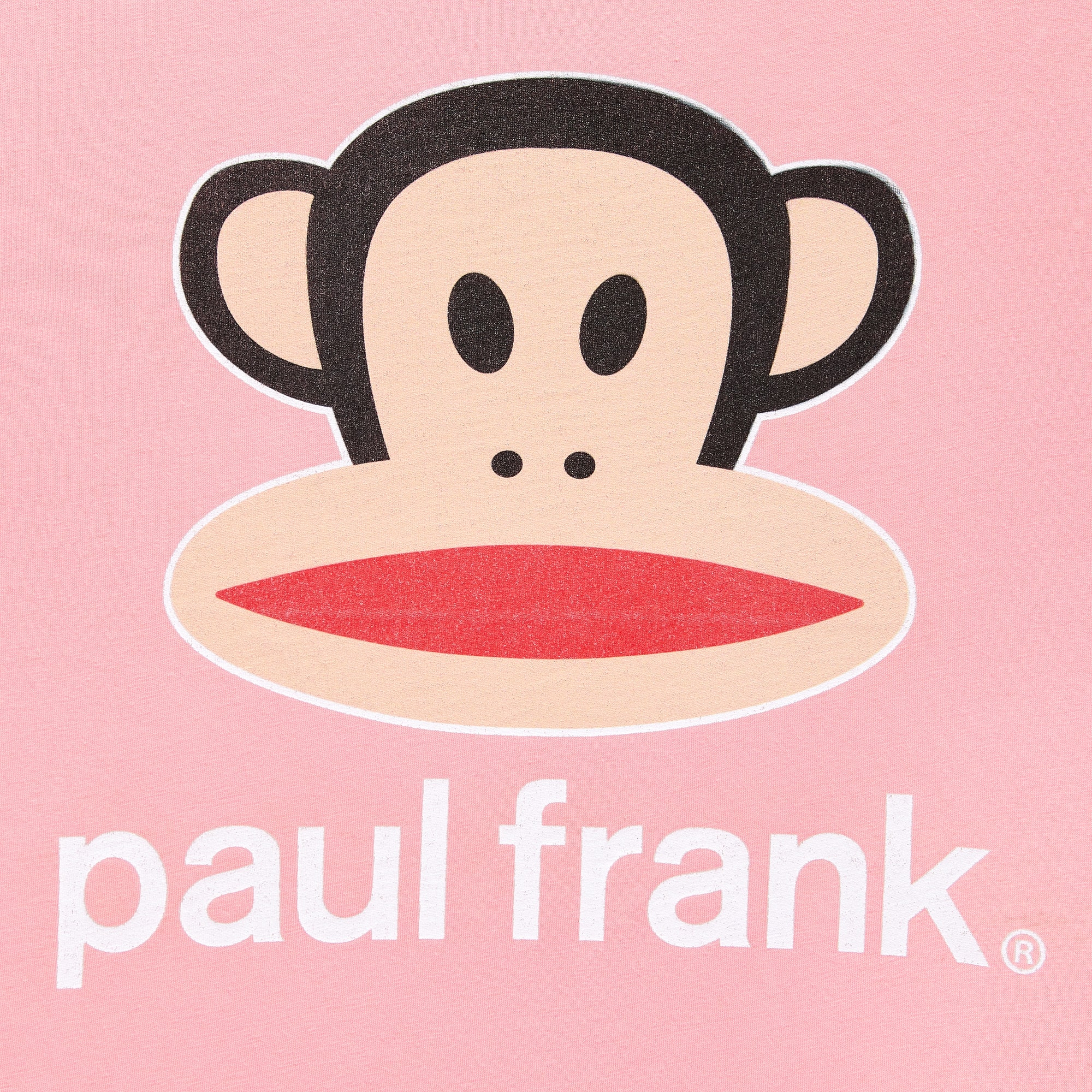 Paul Frank Boyfriend Tee Womens Juniors Crew Neck Short Sleeve Loose Fit Graphic T-Shirt