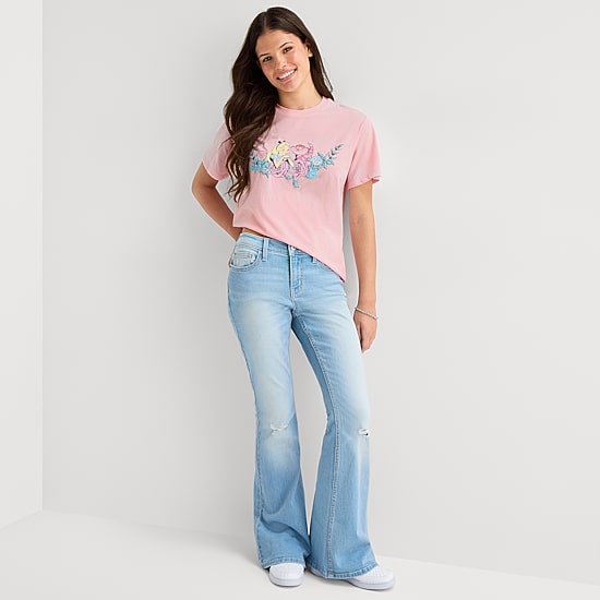 Cheshire Cat Boyfriend Tee Womens Juniors Crew Neck Short Sleeve Loose Fit Alice in Wonderland Graphic T-Shirt