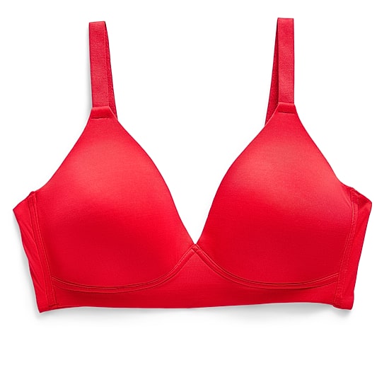 Arizona Body Cloud Kissed Wireless Triangle Plunge Pullover Bra