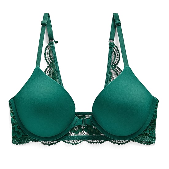 Arizona Body Cloud Kissed Front Close Push Up Demi Bra