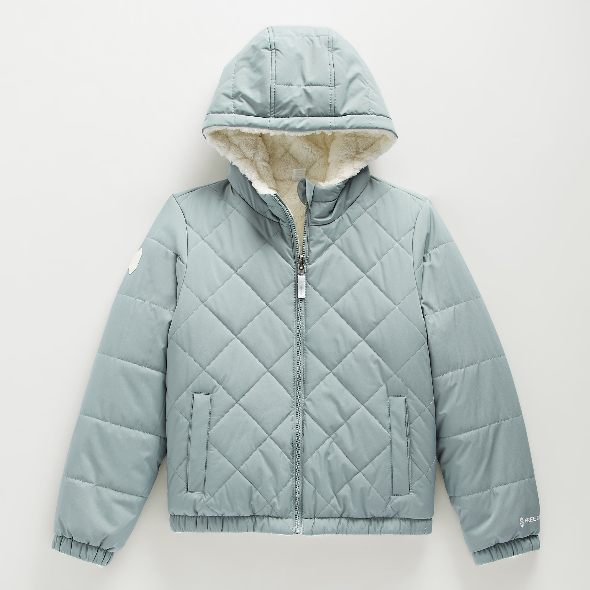 Free Country Big Kid Girls Reversible Quilted Jacket