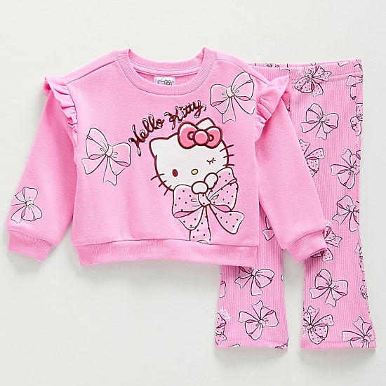 Baby Girls Hello Kitty Knit 2-pc. Pant Set