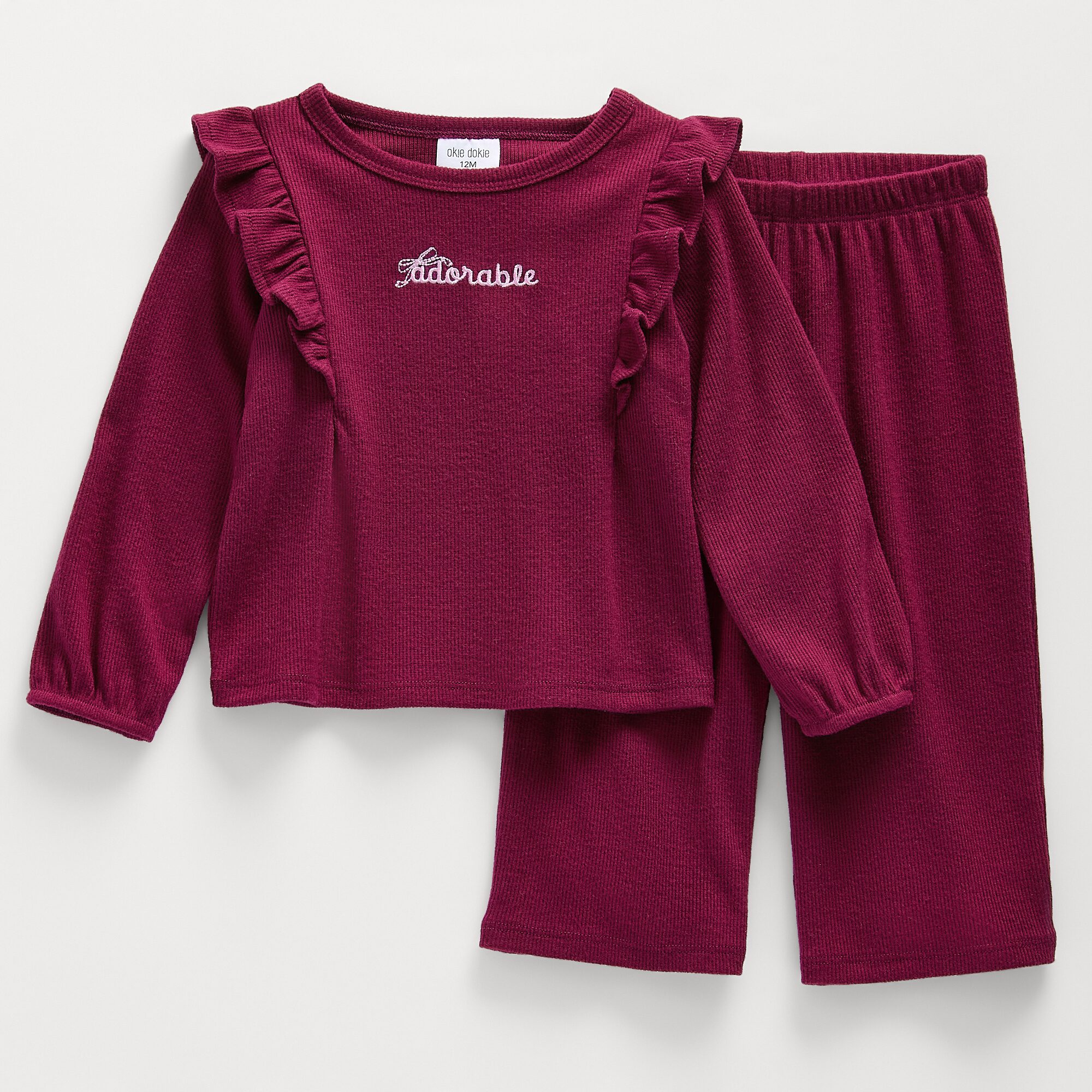 Okie Dokie Baby Girls 2-pc. Pant Set