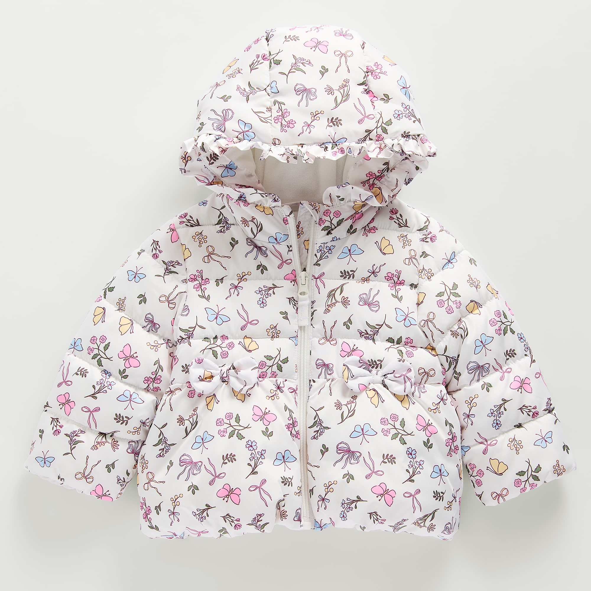Okie Dokie Toddler Girls Hooded Water Resistant Heavyweight Puffer Jacket