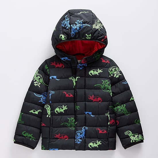 Okie Dokie Toddler Boys Midweight Puffer Jacket