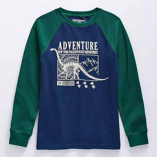 Thereabouts Little & Big Kid Boys Crew Neck Long Sleeve Regular Fit Thermal Top