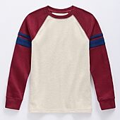 Thereabouts Little & Big Kid Boys Crew Neck Long Sleeve Regular Fit Thermal Top