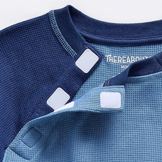 Thereabouts Little & Big Kid Boys Easy-on + Easy-off Sensory Friendly Crew Neck Long Sleeve Adaptive Regular Fit Thermal Top
