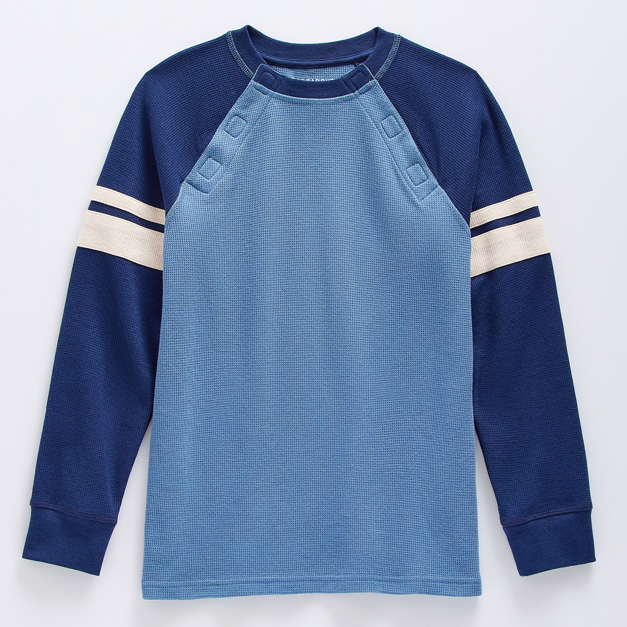 Thereabouts Little & Big Kid Boys Easy-on + Easy-off Sensory Friendly Crew Neck Long Sleeve Adaptive Regular Fit Thermal Top