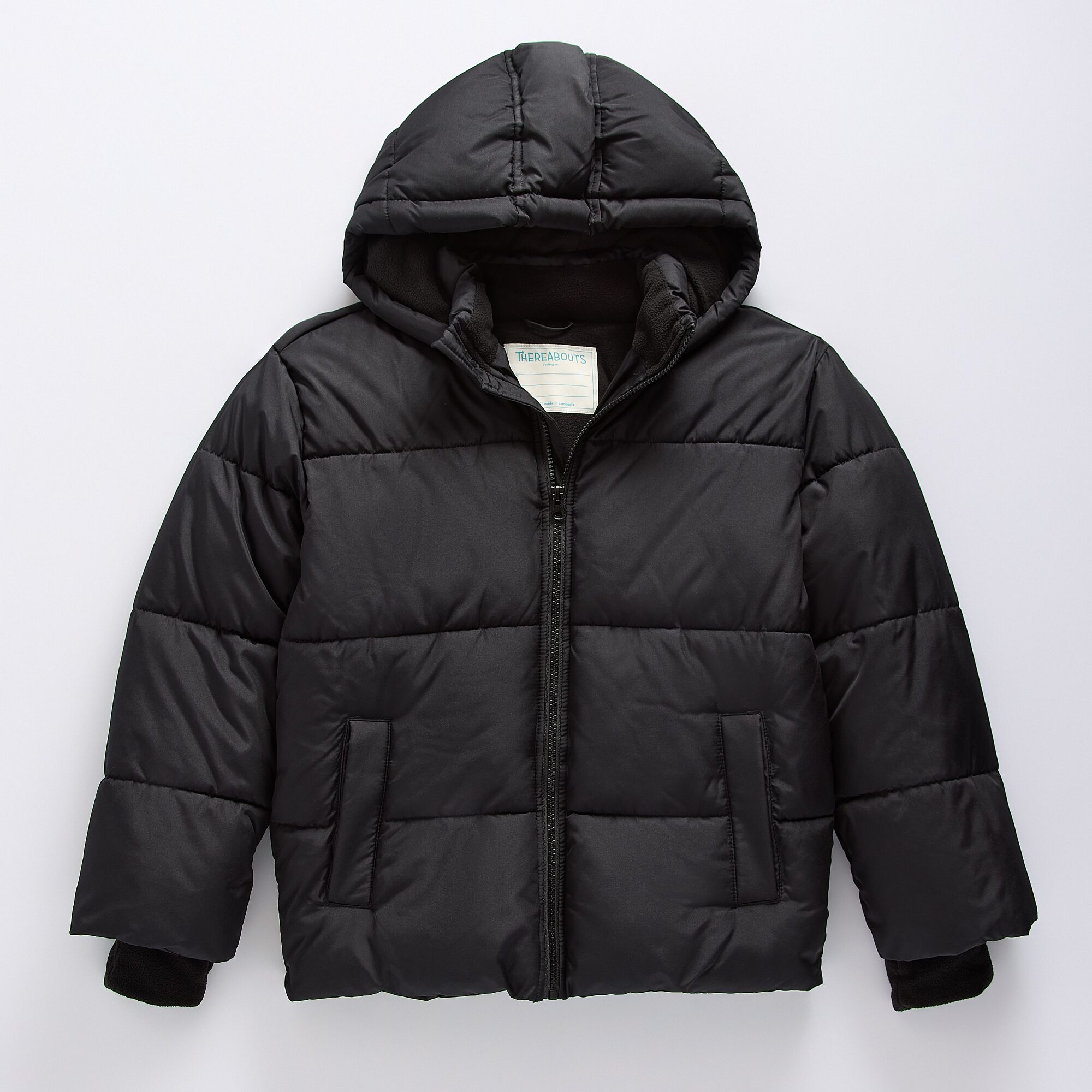 Thereabouts Little & Big Kid Boys Water Resistant Heavyweight Puffer Jacket