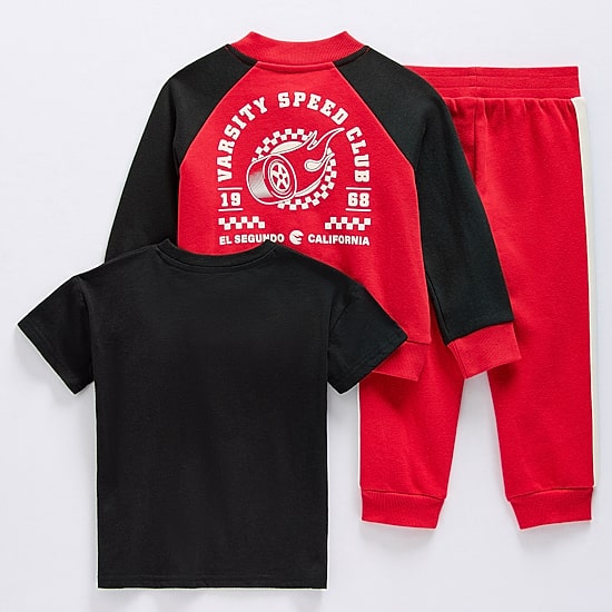 Toddler Boys Hot Wheels Fleece 3-pc. Pant Set