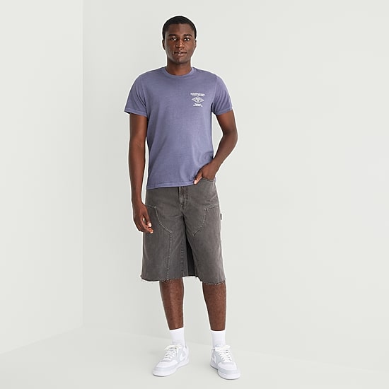 Arizona Mens Crew Neck Short Sleeve Slim Fit Graphic T-Shirt