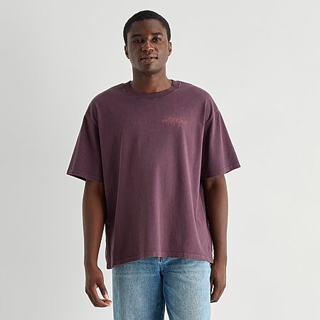 Arizona Mens Crew Neck Short Sleeve Boxy Fit Graphic T-Shirt