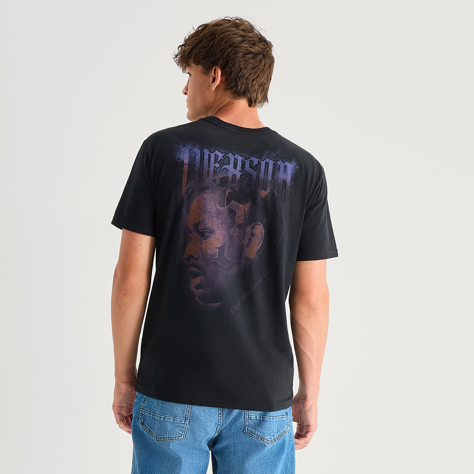 Iverson Mens Crew Neck Short Sleeve Regular Fit Graphic T-Shirt