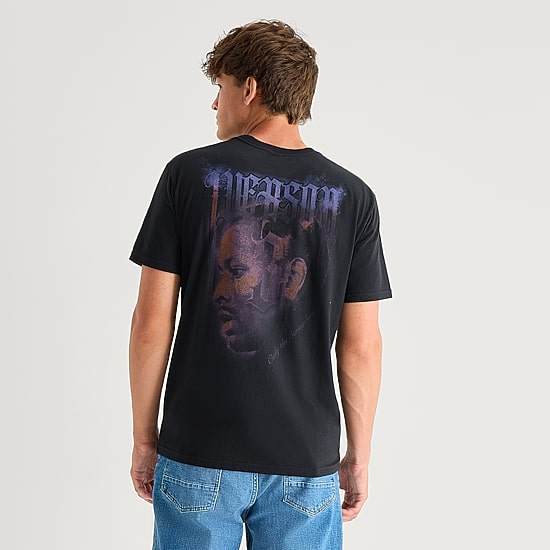 Iverson Mens Crew Neck Short Sleeve Regular Fit Graphic T-Shirt