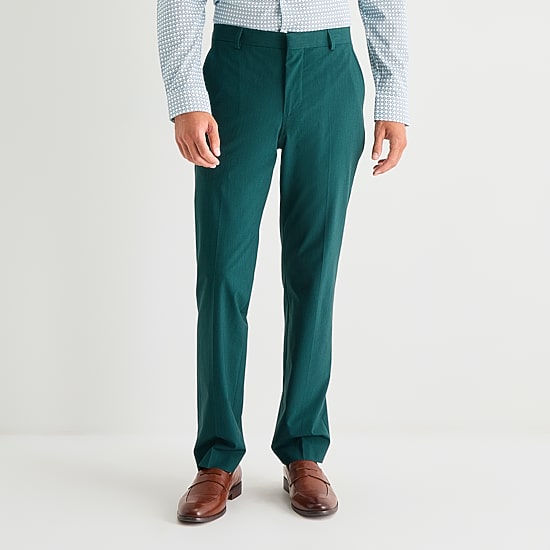 J. Ferrar Ultra Comfort Mens Slim Fit Flat Front Suit Pant
