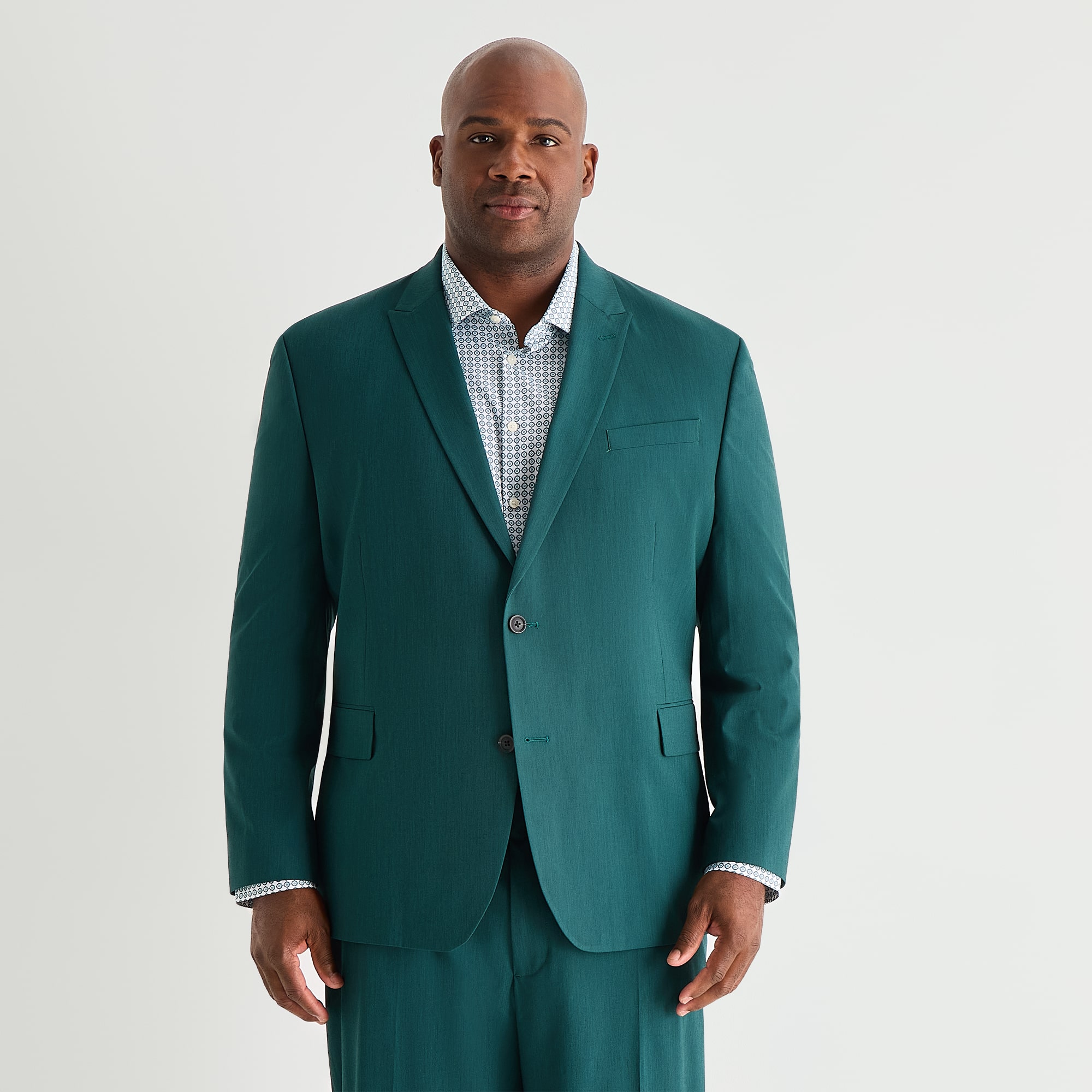J. Ferrar Ultra Comfort Mens Big and Tall Regular Fit Suit Jacket