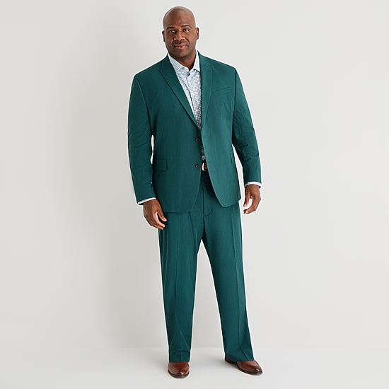 J. Ferrar Ultra Comfort Mens Big and Tall Regular Fit Suit Jacket