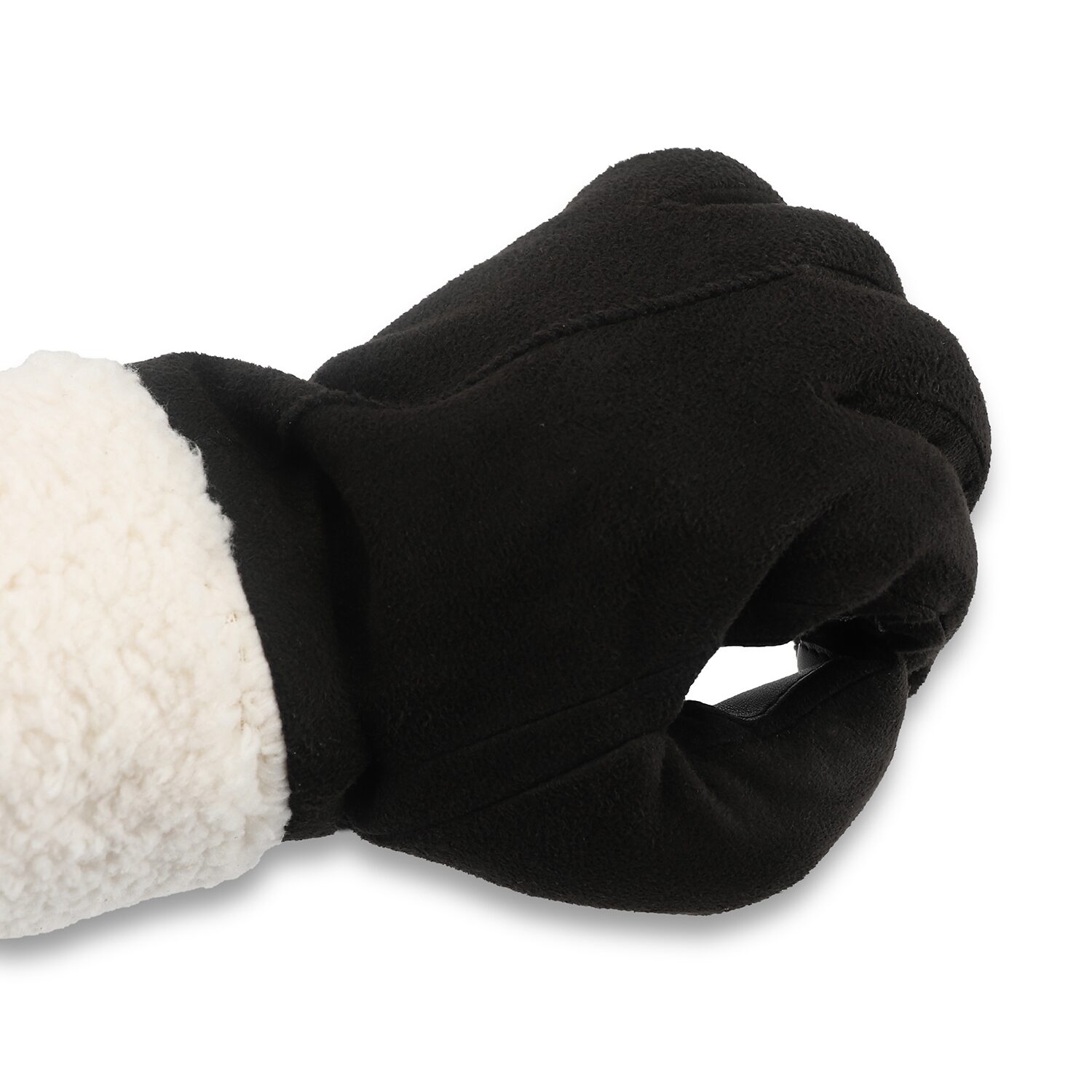 Isotoner Microsuede Sherpa Cuff 1 Pair Gloves