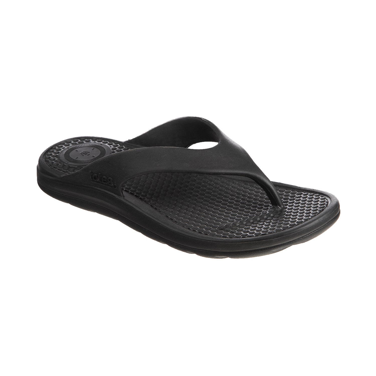 Totes Mens Ara Thong Slide Sandals