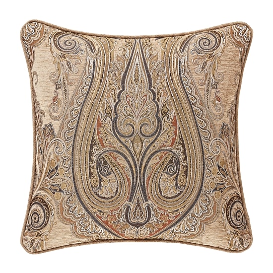 Queen Street Lakeview 20x20 Beige Square Throw Pillow