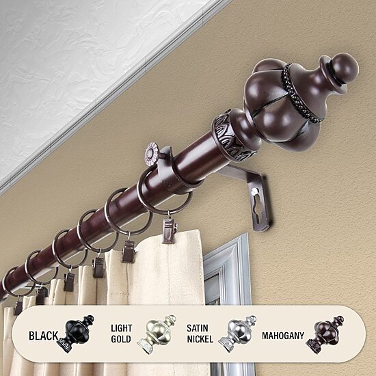 Rod Desyne Terra 1" Adjustable Curtain Rod