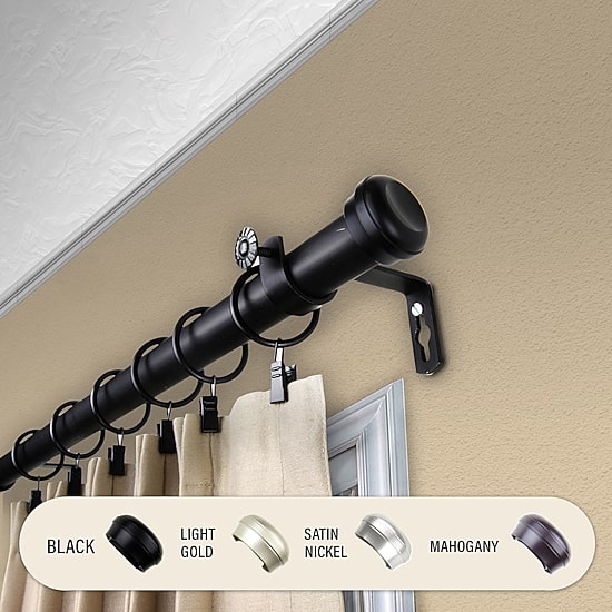 Rod Desyne Rosen 1" Adjustable Curtain Rod