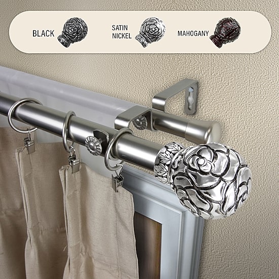 Rod Desyne Rosy Double Curtain Rod