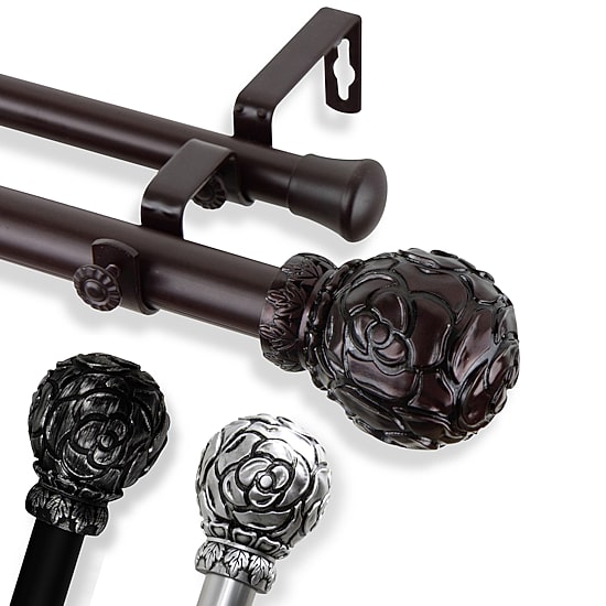 Rod Desyne Rosy Double Curtain Rod