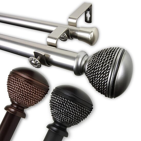 Rod Desyne Braided Double Curtain Rod